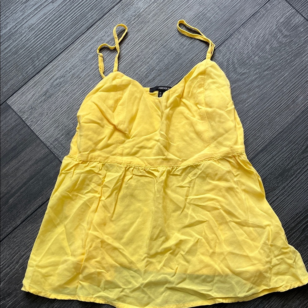 Forever 21 Sunny Yellow Camisole